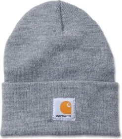 Carhartt Muts Acryl Watch Hat Unisex - Grijs - One Size