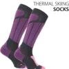 Norfolk Skisokken - Merino Wol Climayarn - Warm En Droog Thermo Skisokken Met Zonedemping - Maat 35-38 - Paars - Aspen -Bol Winkel 1079x1200