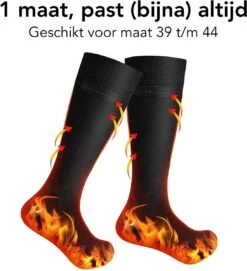 Membeli Verwarmde Sokken Elektrisch - Sokken Met Verwarming - Maat 39 T/m 44 - Thermosokken - Zwart -Bol Winkel 1093x1200