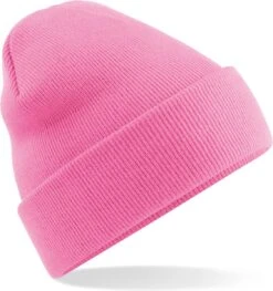 Merkloos Basic Winter Muts Roze