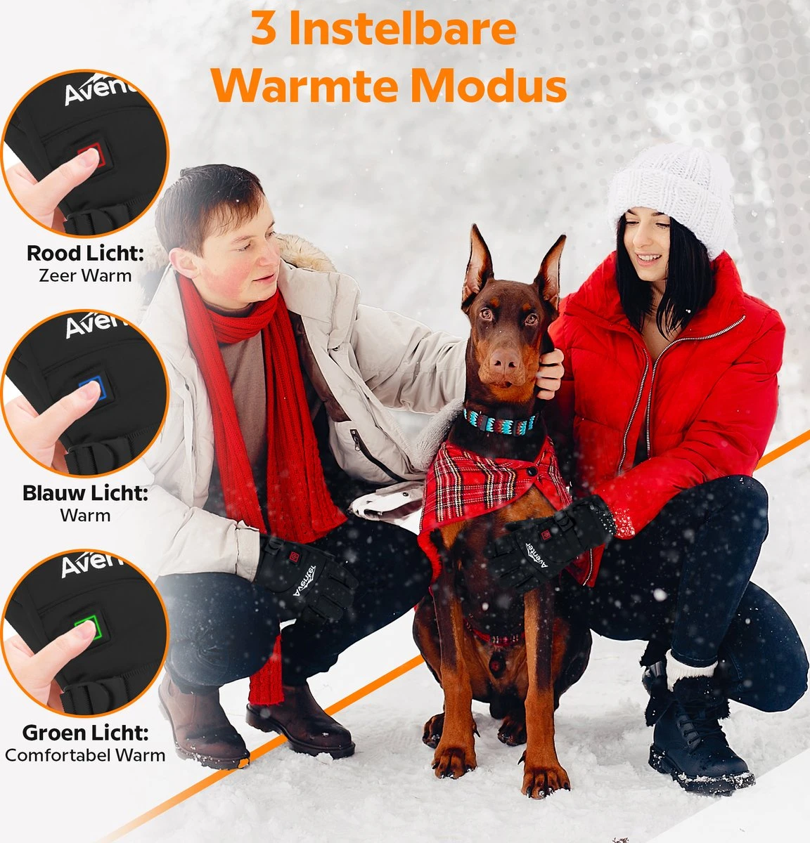 Handschoenen - Opwarmbare Handschoenen - Elektrische Handschoenen - Wintersport Handschoenen - Ski Handschoenen - Snowboard Handschoenen - Handschoen Dames - Handschoen Heren - Handschoen Maat 8 - Inclusief 2 Batterijen - Inclusief Oplader En Kabel 4 Handschoenen - Opwarmbare Handschoenen - Elektrische Handschoenen - Wintersport Handschoenen - Ski Handschoenen - Snowboard Handschoenen - Handschoen Dames - Handschoen Heren - Handschoen Maat 8 - Inclusief 2 Batterijen - Inclusief Oplader En Kabel - Afbeelding 2