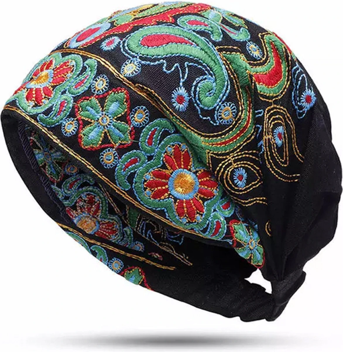 Beanie- Boasty ® Latina - Muts - Uniseks - Dun Stof - Beanie - Hippie - One Size - Hippie Accessoires-retro - Hoed-pasen 3 Beanie- Boasty ® Latina - Muts - Uniseks - Dun Stof - Beanie - Hippie - One Size - Hippie Accessoires-retro - Hoed-pasen