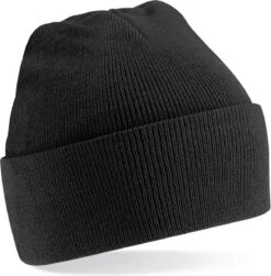 Merkloos Original Cuffed Beanie Zwart