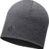 BUFF® Heavyweight Merino Wool Hat Solid Grey - Muts -Bol Winkel 1185x1200