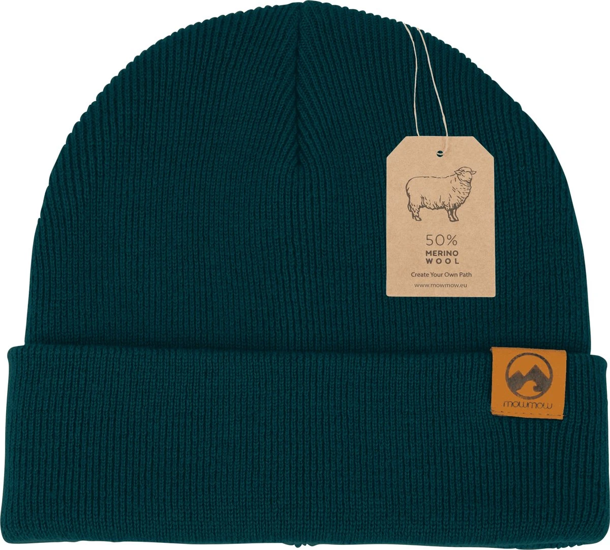 MowMow® Muts | Merino | Beanie | One Size Fits All | Unisex | Volwassenen 3 MowMow® Muts | Merino | Beanie | One Size Fits All | Unisex | Volwassenen