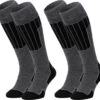 NOMAD® Skisokken Essential 2-Pack | Maat 35/38 Grijs | Skiën / Snowboarden / Wandelen | Goede Vochtafvoer | Extra Versteviging | Ski Sokken Heren / Dames -Bol Winkel 1200x1091 1