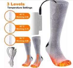 Batterij Elektrisch Verwarmde Sokken - Oplaadbaar Batterijsokken - Unisex | Swim Chicky & Swim Hunky -Bol Winkel 1200x1122