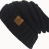Merkloos Zwarte Gebreide Muts | Hippe Beanie | Dik Rib Structuur | Dames En Heren Beanie -Bol Winkel 1200x1126