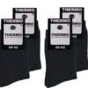 Thermo Sokken ByElbo – 4pack – Maat 39-42 – Badstof Voering – Zwart