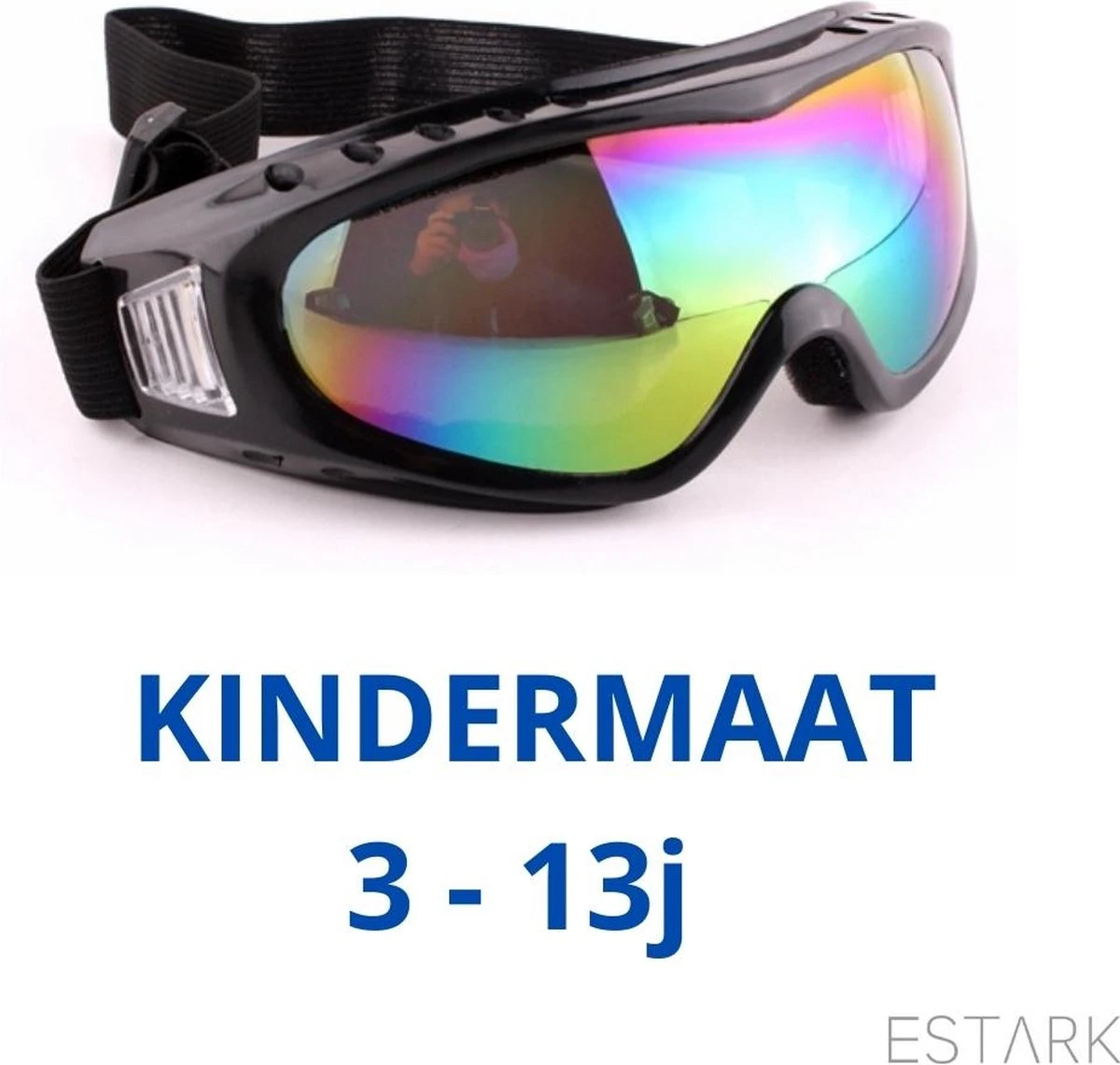 ESTARK® Skibril Kind - Kinder Skibril Ecostare - Multicolor - One Size Zwart - Unisex Pro Ski Bril - Junior Kids Skibril - Kinderskibril - Snowboard Bril - Pro Skribril 8 ESTARK® Skibril Kind - Kinder Skibril Ecostare - Multicolor - One Size Zwart - Unisex Pro Ski Bril - Junior Kids Skibril - Kinderskibril - Snowboard Bril - Pro Skribril - Afbeelding 6