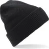 Merkloos Heritage Beanie - One Size - Zwart