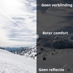 VAIN Slopester Skibril Lens - SMOKE - Zwarte CE 4 Lens - Zonnig Weer -Bol Winkel 1200x1200 110