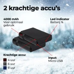 Verwarmde Handschoenen - Elektrisch Verwarmd - USB Oplaadbaar - 3 Standen - Maat L - Dames / Heren -Bol Winkel 1200x1200 16