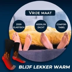 Basila® Elektrische Sokken - Zwart - Unisex Voor Vrouwen En Mannen - Free Size - 4000mAh Accu - USB Oplaadbaar - Verwarmde Sokken Met Accu 16 Basila® Elektrische Sokken - Zwart - Unisex Voor Vrouwen En Mannen - Free Size - 4000mAh Accu - USB Oplaadbaar - Verwarmde Sokken Met Accu -Bol Winkel 1200x1200 48
