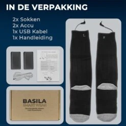 Basila® Elektrische Sokken - Zwart - Unisex Voor Vrouwen En Mannen - Free Size - 4000mAh Accu - USB Oplaadbaar - Verwarmde Sokken Met Accu 18 Basila® Elektrische Sokken - Zwart - Unisex Voor Vrouwen En Mannen - Free Size - 4000mAh Accu - USB Oplaadbaar - Verwarmde Sokken Met Accu -Bol Winkel 1200x1200 50