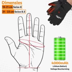 Handschoenen - Opwarmbare Handschoenen - Elektrische Handschoenen - Wintersport Handschoenen - Ski Handschoenen - Snowboard Handschoenen - Handschoen Dames - Handschoen Heren - Handschoen Maat 8 - Inclusief 2 Batterijen - Inclusief Oplader En Kabel 14 Handschoenen - Opwarmbare Handschoenen - Elektrische Handschoenen - Wintersport Handschoenen - Ski Handschoenen - Snowboard Handschoenen - Handschoen Dames - Handschoen Heren - Handschoen Maat 8 - Inclusief 2 Batterijen - Inclusief Oplader En Kabel -Bol Winkel 1200x1200 8