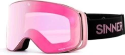 Sinner Olympia Matte Light Pink Ski Goggle - Skibril - Matte Roze - One Size