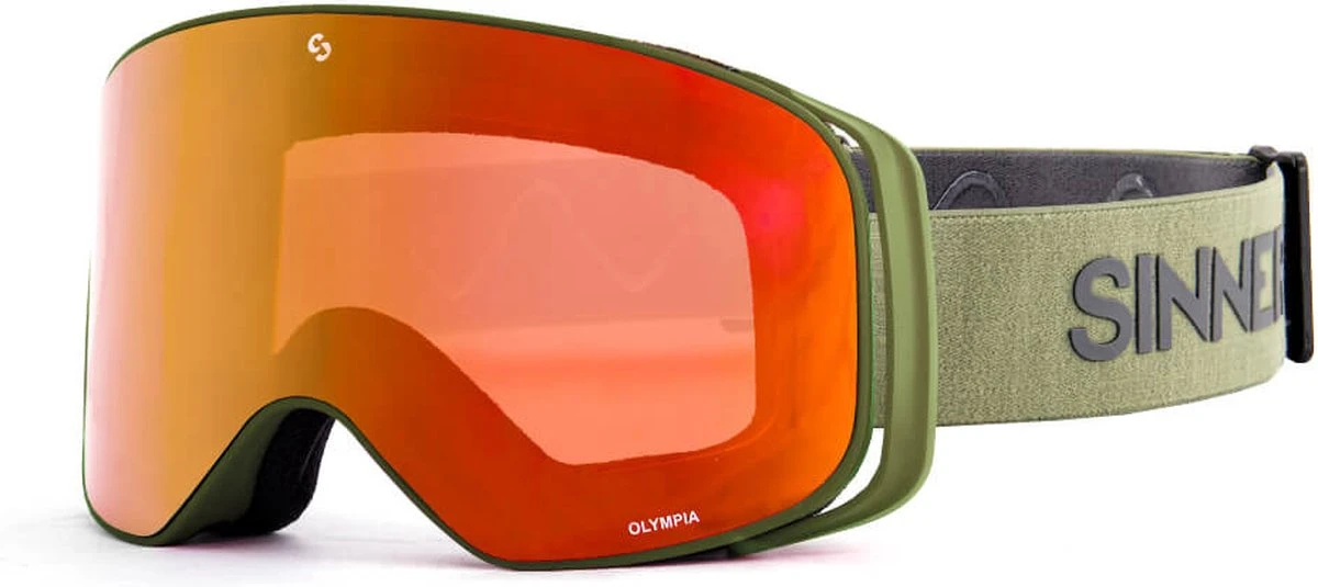 Sinner Olympia Skibril - Mosgroen | Categorie 3 3 Sinner Olympia Skibril - Mosgroen | Categorie 3
