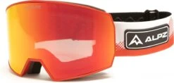 Ski Bril - ALPZ Sprinter Red + GRATIS Bandana Black