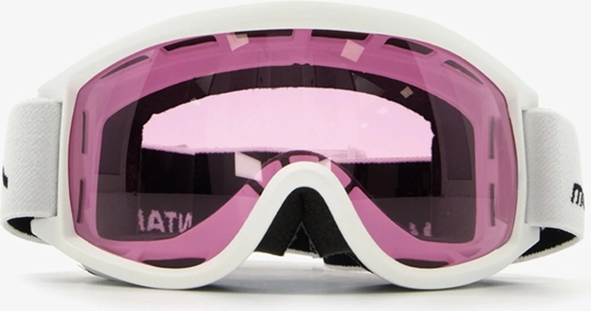 Mountain Peak Dames Skibril Wit/roze 4 Mountain Peak Dames Skibril Wit/roze - Afbeelding 2