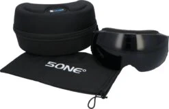 5one® Alpine 9 - Skibril Met 2 Verwisselbare Lenzen - Zwart En Oranje -Bol Winkel 1200x774