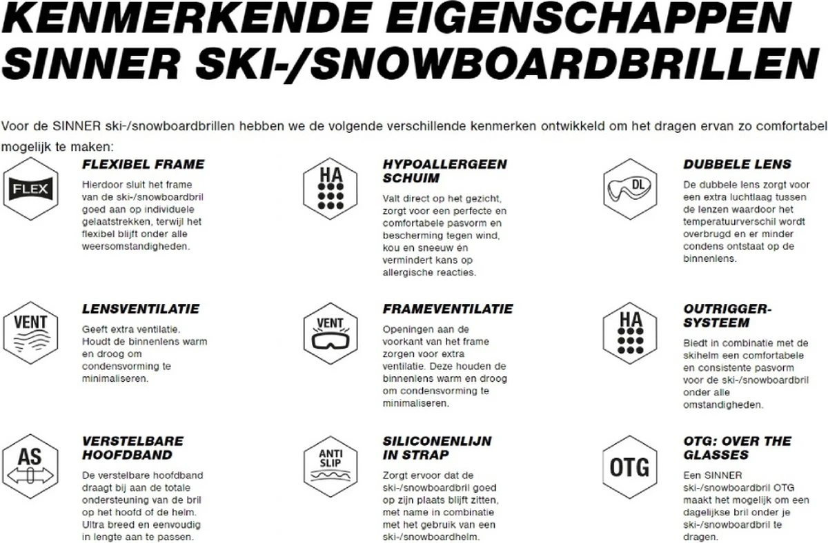 Sinner Olympia Skibril - Mosgroen | Categorie 3 9 Sinner Olympia Skibril - Mosgroen | Categorie 3 - Afbeelding 7