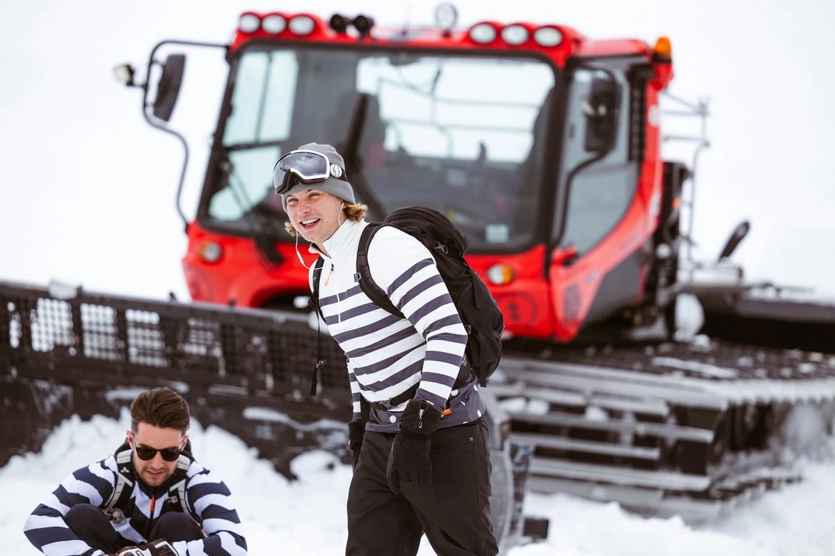 Gareth & Lucas Skipully The Eight - Heren XL - 100% Gerecycled Polyester - Midlayer Sportshirt - Wintersport 8 Gareth & Lucas Skipully The Eight - Heren XL - 100% Gerecycled Polyester - Midlayer Sportshirt - Wintersport - Afbeelding 6