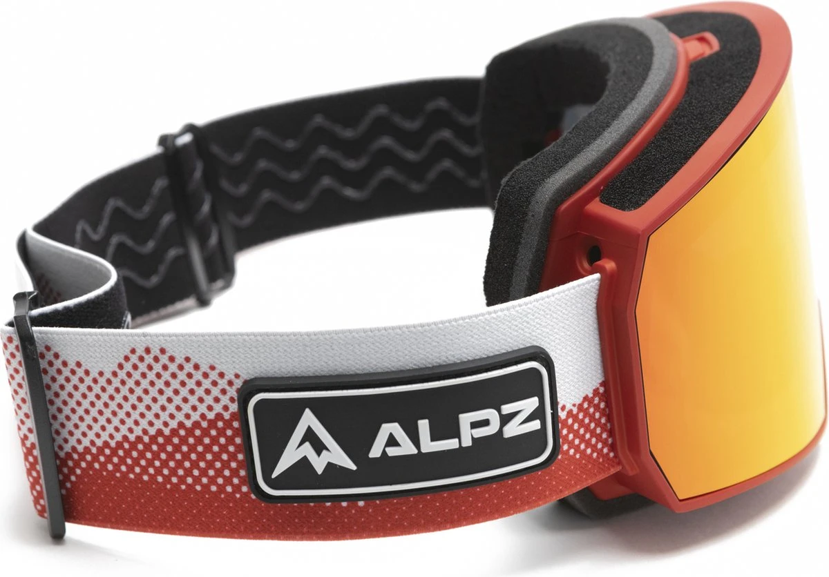Ski Bril - ALPZ Sprinter Red + GRATIS Bandana Black 7 Ski Bril - ALPZ Sprinter Red + GRATIS Bandana Black - Afbeelding 5