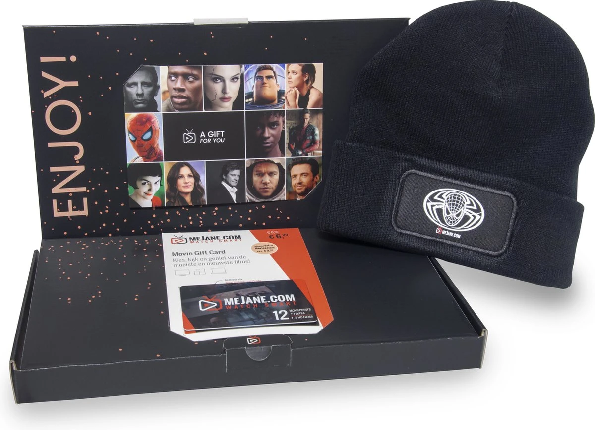 Filmpakket Spider-Man - Filmbox Cadeau Met Spider-Man Beanie, Filmtegoedkaart En Evt Persoonlijk Bericht 3 Filmpakket Spider-Man - Filmbox Cadeau Met Spider-Man Beanie, Filmtegoedkaart En Evt Persoonlijk Bericht