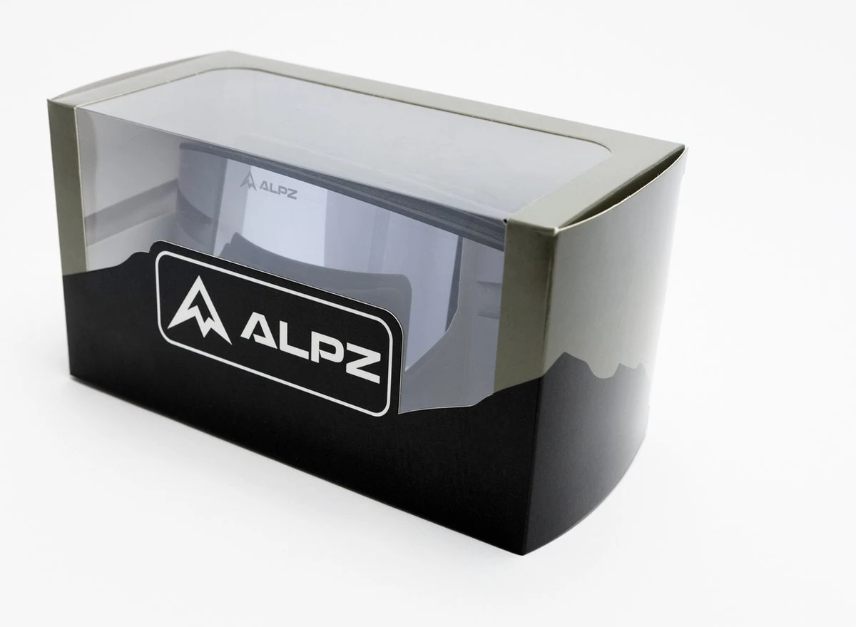 Ski Bril - ALPZ Sprinter White + GRATIS Bandana Black 5 Ski Bril - ALPZ Sprinter White + GRATIS Bandana Black - Afbeelding 3