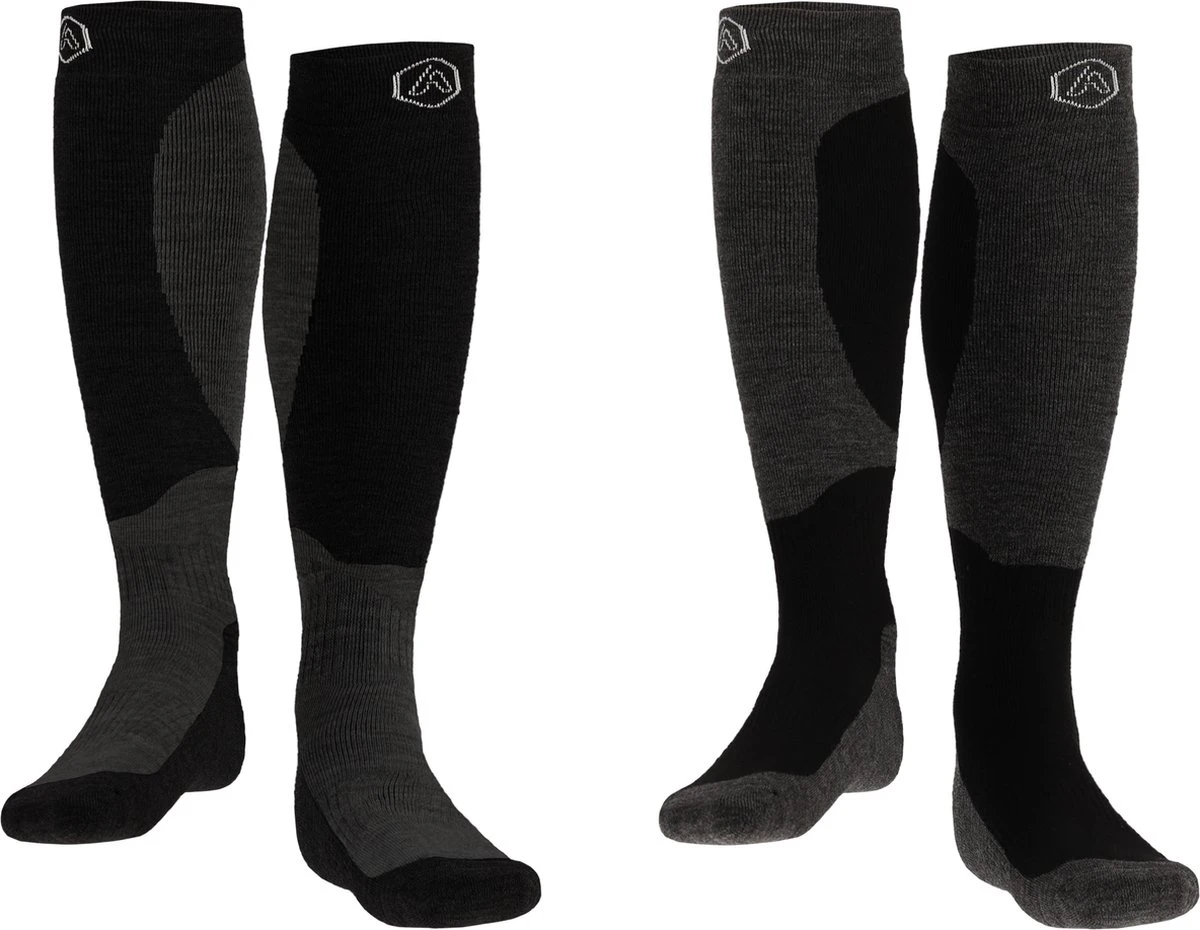 Heat Essentials - Ski Sokken 43 46 - Zwart - 2 Paar - Unisex - Extra Ondersteuning En Demping - Warme Sokken Met Wol - Skisokken Heren - Skisokken Dames - Wintersport Sokken - Huissokken - Compressie Sokken 4 Heat Essentials - Ski Sokken 43 46 - Zwart - 2 Paar - Unisex - Extra Ondersteuning En Demping - Warme Sokken Met Wol - Skisokken Heren - Skisokken Dames - Wintersport Sokken - Huissokken - Compressie Sokken - Afbeelding 2