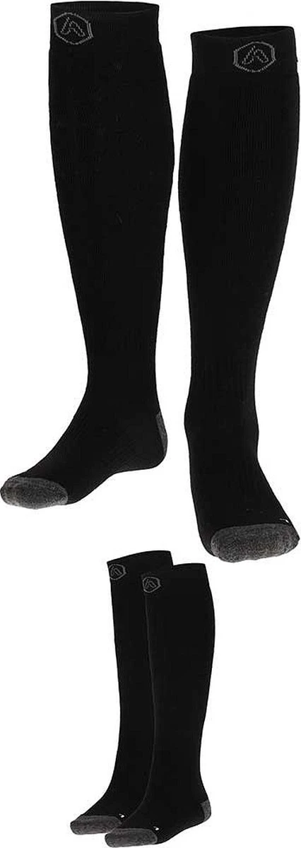 Apollo® Apollo | Skisokken Unisex | Zwart | 2-Pak | Maat 39/42 | Skisokken Heren | Skisokken Dames 6 Apollo® Apollo | Skisokken Unisex | Zwart | 2-Pak | Maat 39/42 | Skisokken Heren | Skisokken Dames - Afbeelding 4