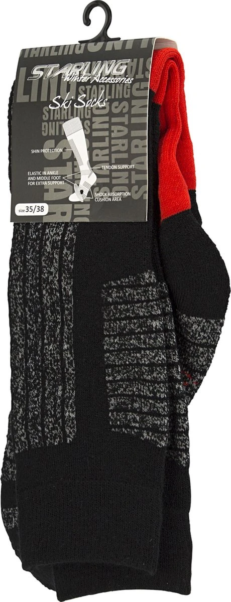 Starling Skikousen - Whistler - Zwart/Grijs/Blauw - 31/34 5 Starling Skikousen - Whistler - Zwart/Grijs/Blauw - 31/34 - Afbeelding 3