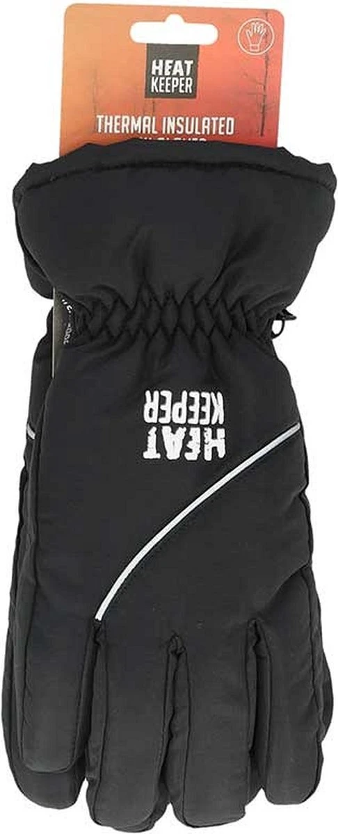 Heatkeeper Heren Ski Handschoenen Zwart 4 Heatkeeper Heren Ski Handschoenen Zwart - Afbeelding 2