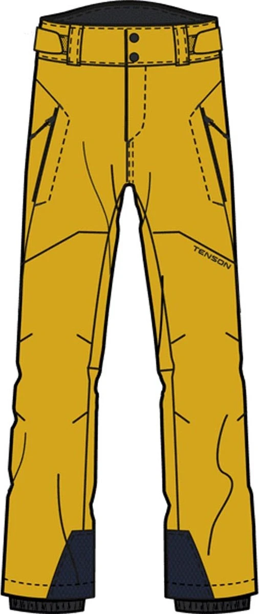 Tenson Radient Heren Skibroek - Geel - Maat L 3 Tenson Radient Heren Skibroek - Geel - Maat L