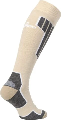 NOMAD® Skisokken Essential 2-Pack | Maat 39/42 Beige | Skiën / Snowboarden / Wandelen | Goede Vochtafvoer | Extra Versteviging | Ski Sokken Heren / Dames -Bol Winkel 610x1200 1