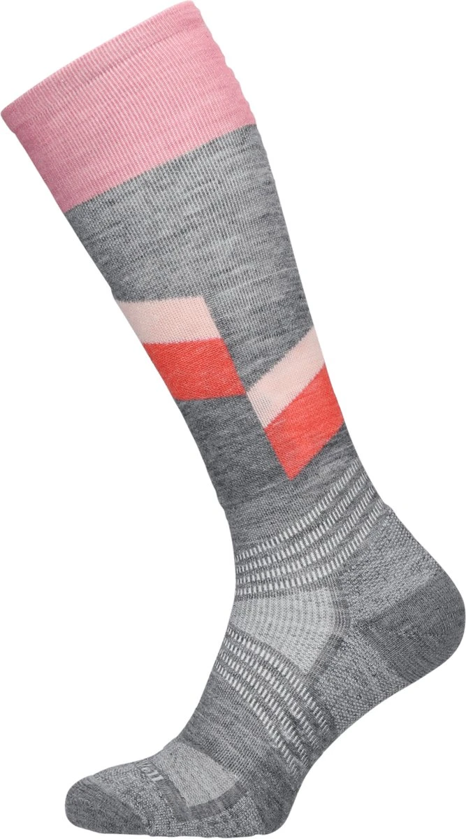 Sockwell Steep Medium Dames Skisokken Klasse 1 Grey | Grijs | 45% Merinowol | Maat M/L | SW115W.800 4 Sockwell Steep Medium Dames Skisokken Klasse 1 Grey | Grijs | 45% Merinowol | Maat M/L | SW115W.800 - Afbeelding 2