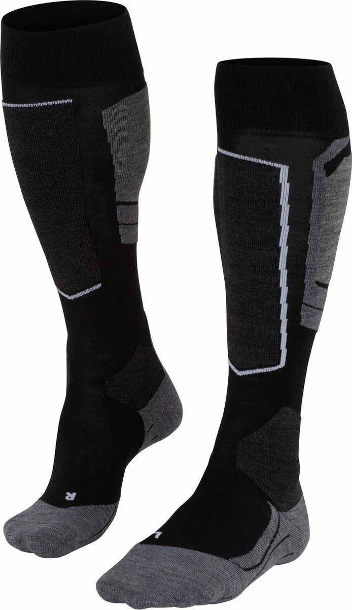 FALKE SK4 Skiën Anti Blaren, Anti Zweet Merino Wol Dames Wintersportsokken Zwart - Maat 35-36 19 FALKE SK4 Skiën Anti Blaren, Anti Zweet Merino Wol Dames Wintersportsokken Zwart - Maat 35-36 - Afbeelding 17