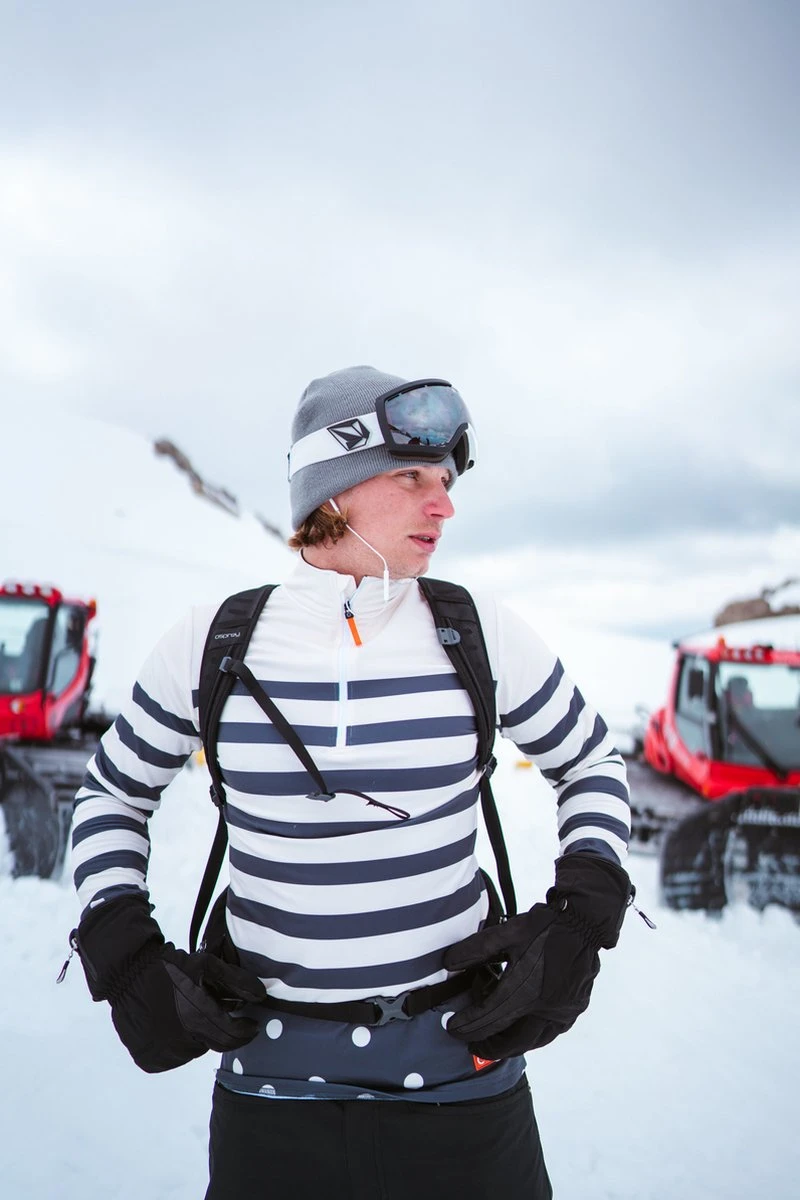 Gareth & Lucas Skipully The Eight - Heren XL - 100% Gerecycled Polyester - Midlayer Sportshirt - Wintersport 10 Gareth & Lucas Skipully The Eight - Heren XL - 100% Gerecycled Polyester - Midlayer Sportshirt - Wintersport - Afbeelding 8