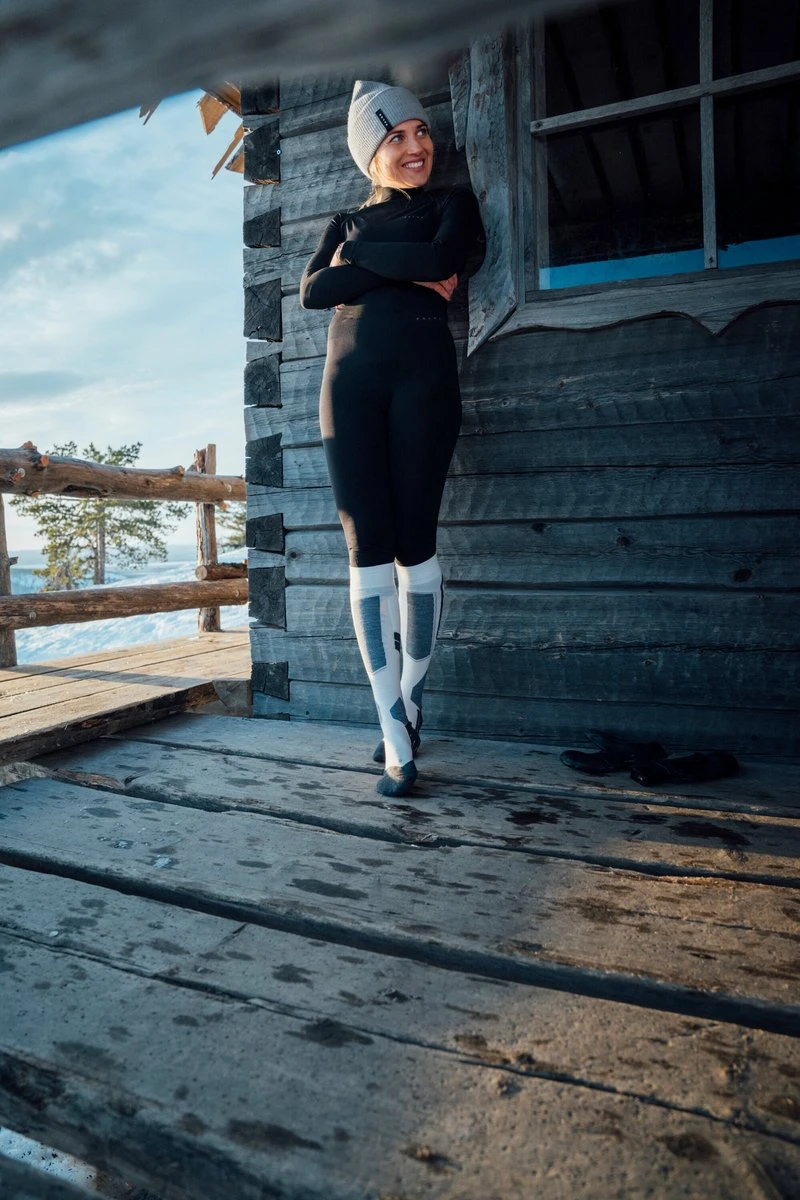 FALKE SK4 Skiën Anti Blaren, Anti Zweet Merino Wol Dames Wintersportsokken Zwart - Maat 35-36 5 FALKE SK4 Skiën Anti Blaren, Anti Zweet Merino Wol Dames Wintersportsokken Zwart - Maat 35-36 - Afbeelding 3