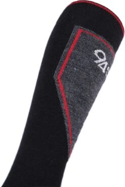 94activewear Skisokken Heren - Maat 43/46 - Merino Wol - Thermo Skisokken - Wintersportsokken - Warme & Droge Voeten - Naadloos - Zwart -Bol Winkel 800x1200 6