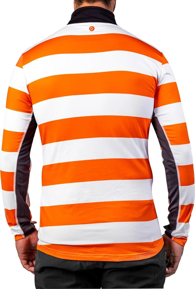 Gareth & Lucas Skipully The Four - Heren M - 100% Gerecycled Polyester - Midlayer Sportshirt - Wintersport 4 Gareth & Lucas Skipully The Four - Heren M - 100% Gerecycled Polyester - Midlayer Sportshirt - Wintersport - Afbeelding 2