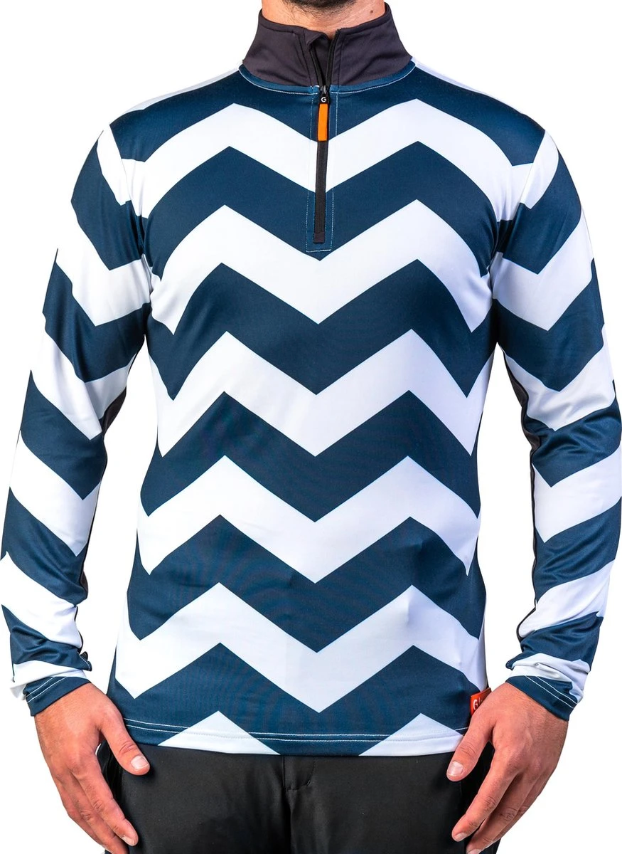 Gareth & Lucas Skipully The Seven - Heren XL - 100% Gerecycled Polyester - Midlayer Sportshirt - Wintersport 9 Gareth & Lucas Skipully The Seven - Heren XL - 100% Gerecycled Polyester - Midlayer Sportshirt - Wintersport - Afbeelding 7