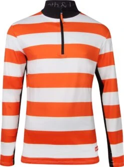 Gareth & Lucas Skipully The Four - Heren L - 100% Gerecycled Polyester - Midlayer Sportshirt - Wintersport