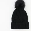 Kara Beanie- Accessories Junkie Amsterdam- Muts Dames- Imitatie Pompon- Winter- Cadeau- Zwart -Bol Winkel 997x1200 1